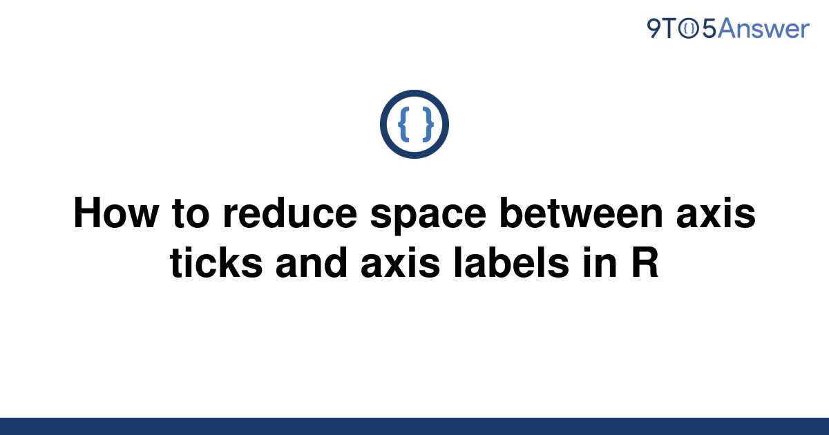  Solved How To Reduce Space Between Axis Ticks And Axis 9to5Answer