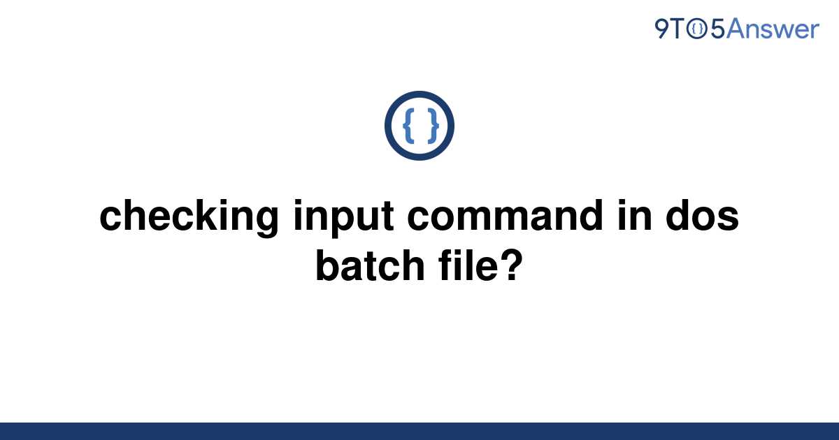 solved-checking-input-command-in-dos-batch-file-9to5answer