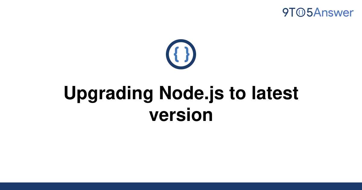 upgrade node js windows