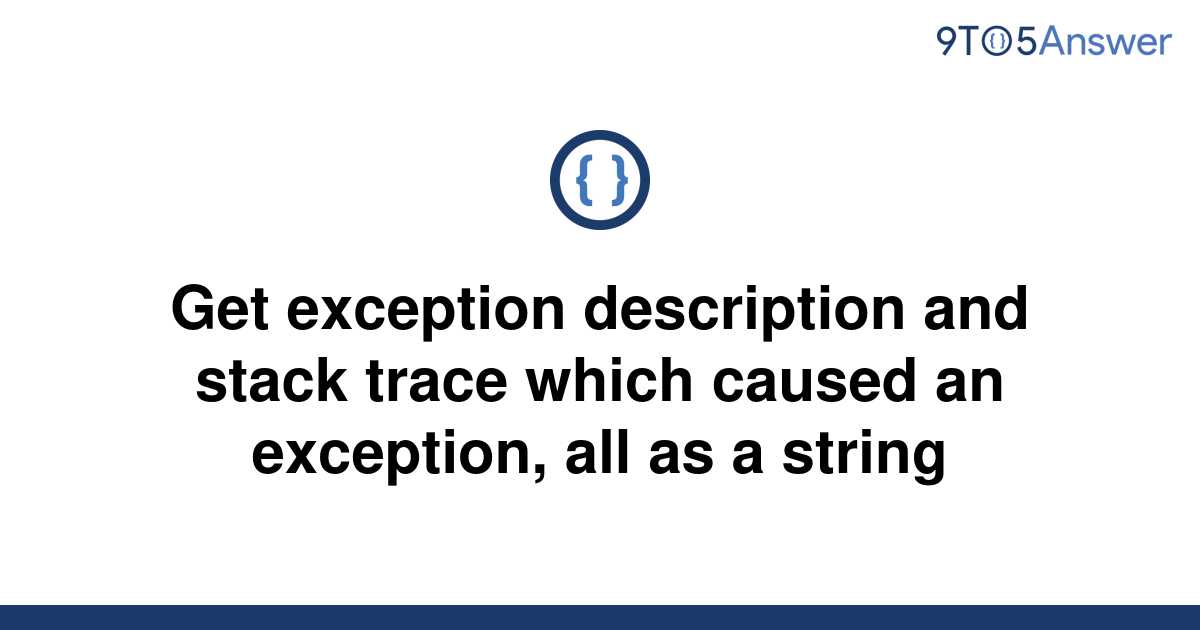 Java Stack Trace Caused By