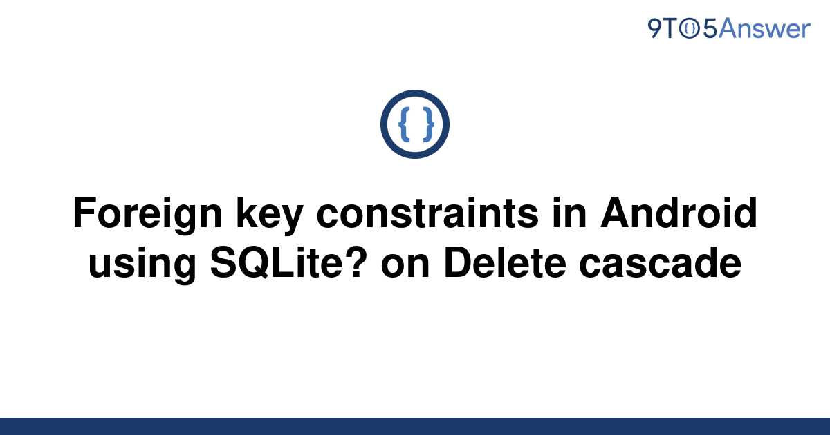 sqlite foreign key clauses