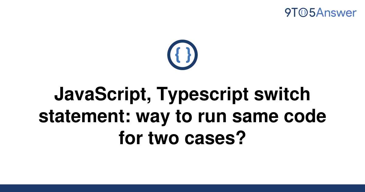 typescript switch statement assignment