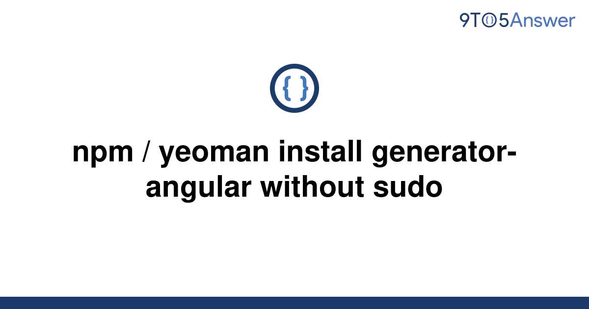 sudo npm install
