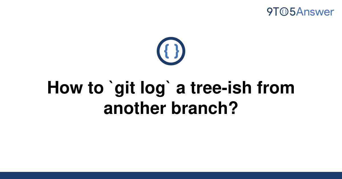 git log tree