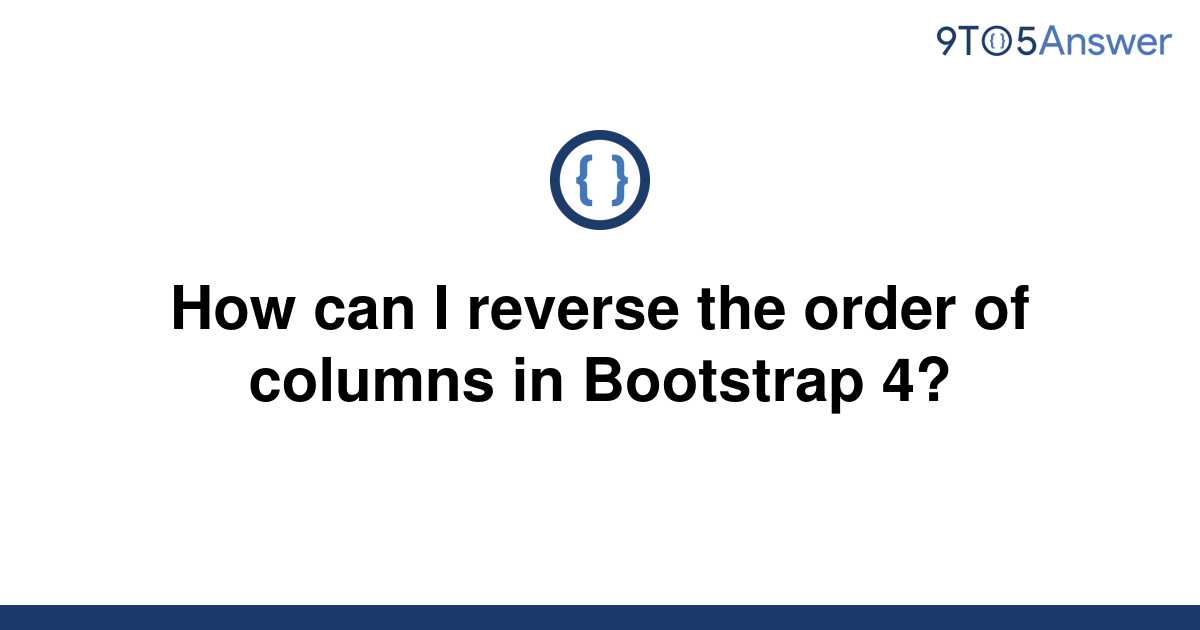 Can You Reverse The Order Of Columns In Excel