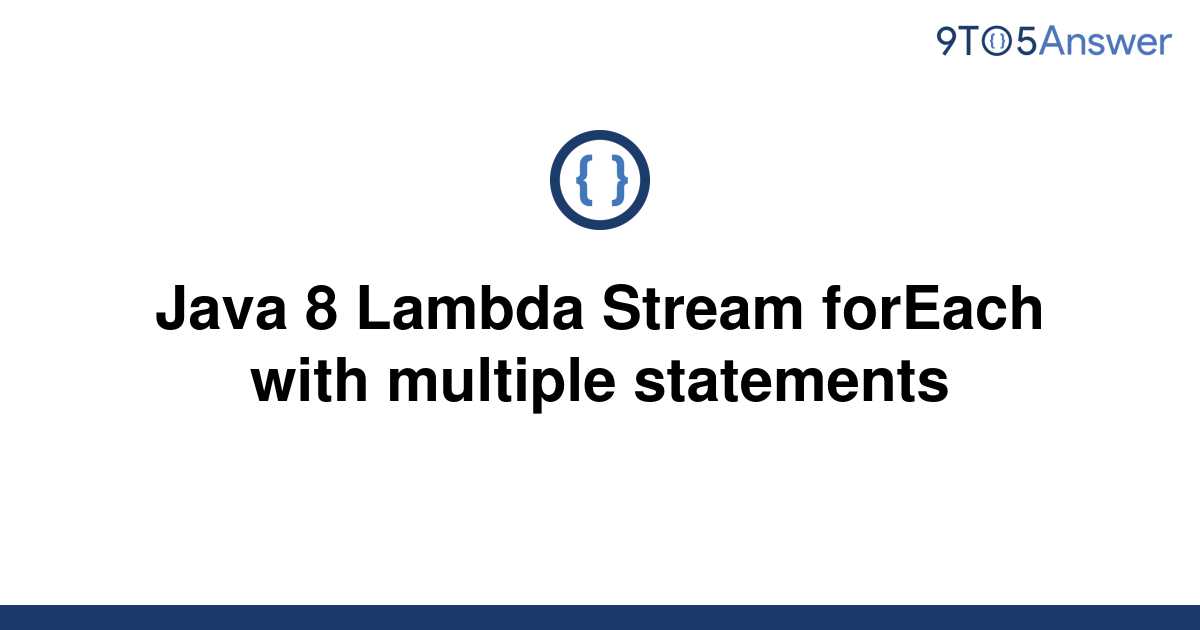 Java Stream Foreach Lambda Example