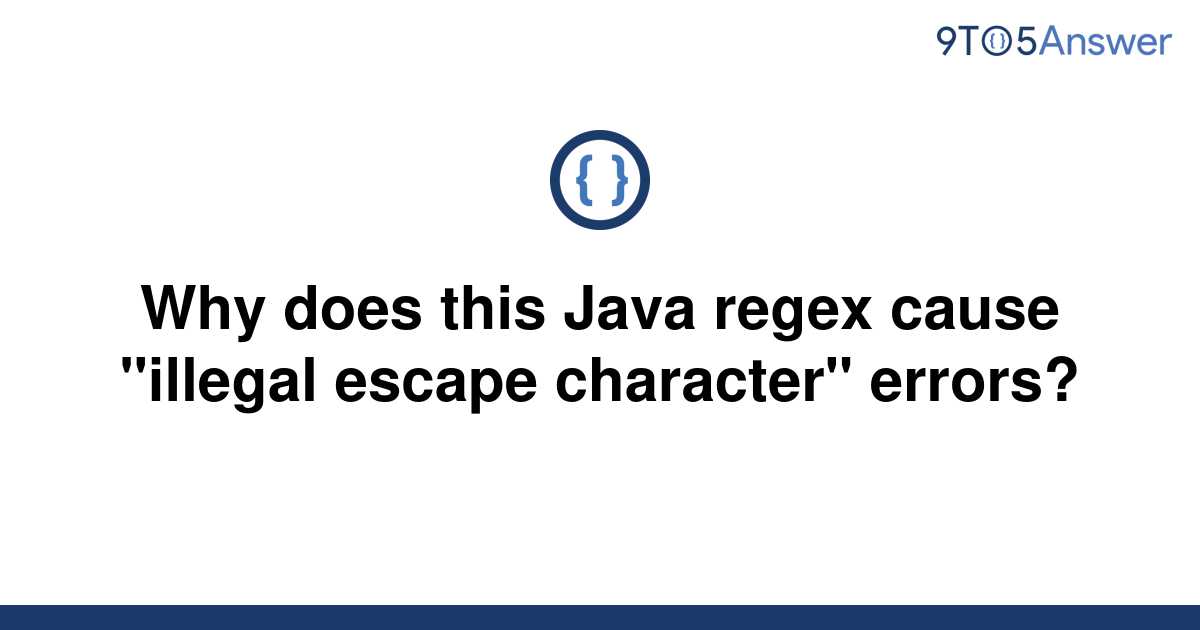 regex-escape-character-stack-overflow