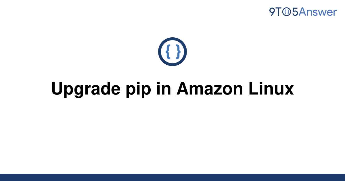 solved-upgrade-pip-in-amazon-linux-9to5answer