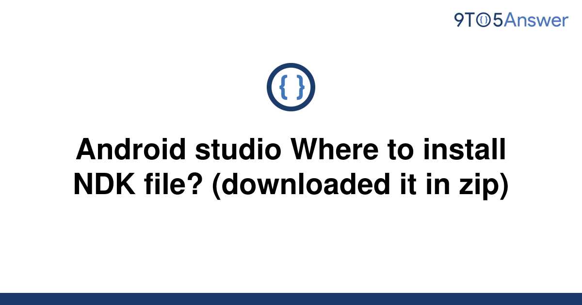 android studio install android ndk