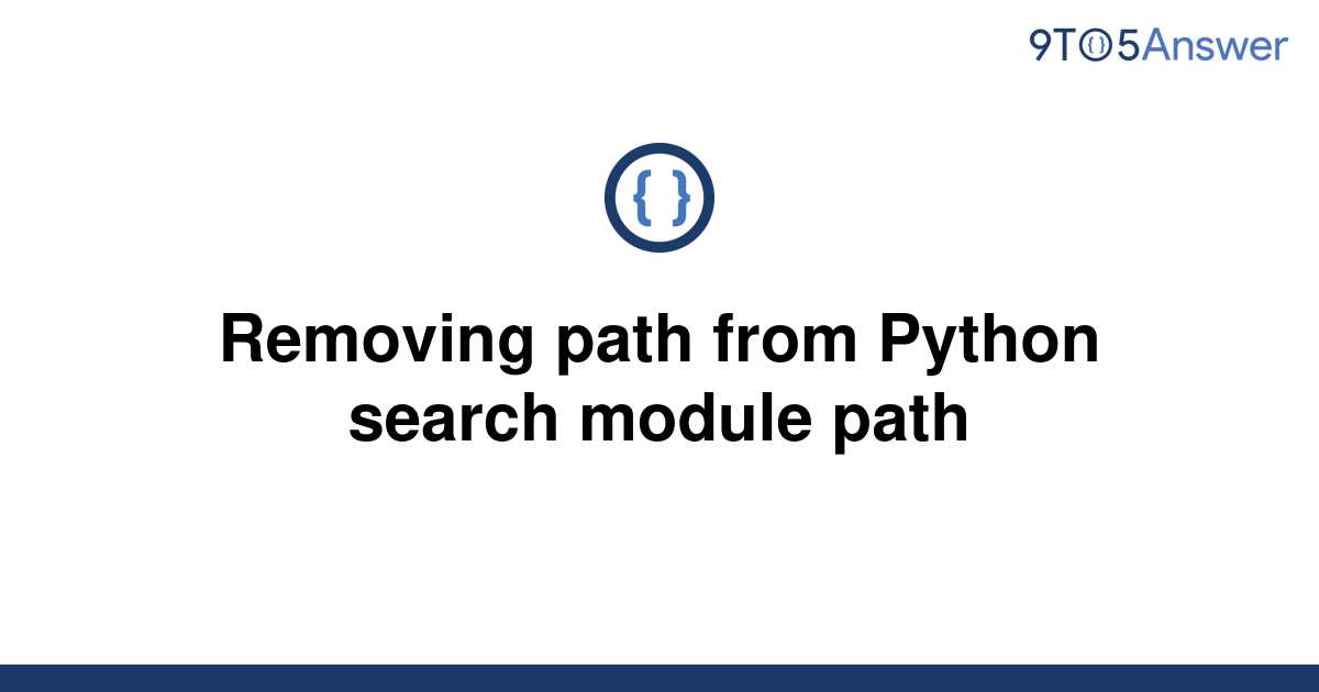 Add Module Path Python