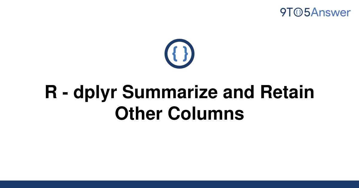 dplyr summarize multiple columns