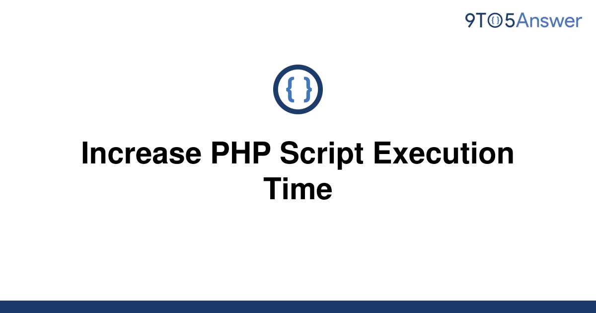 php script execution time limit