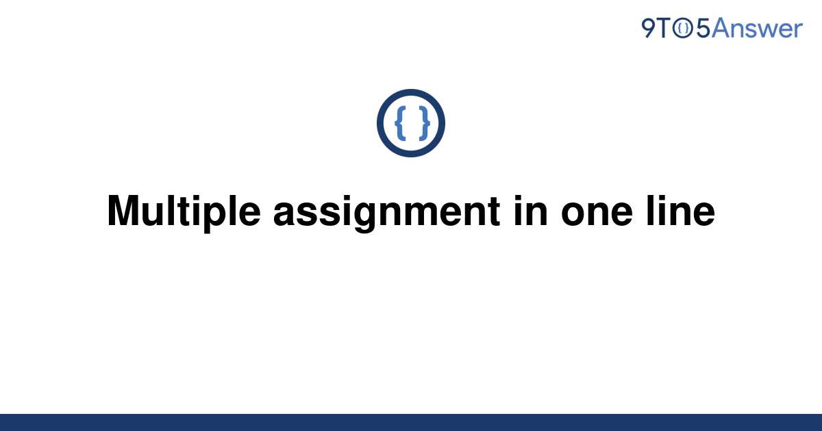 php multiple assignment one line