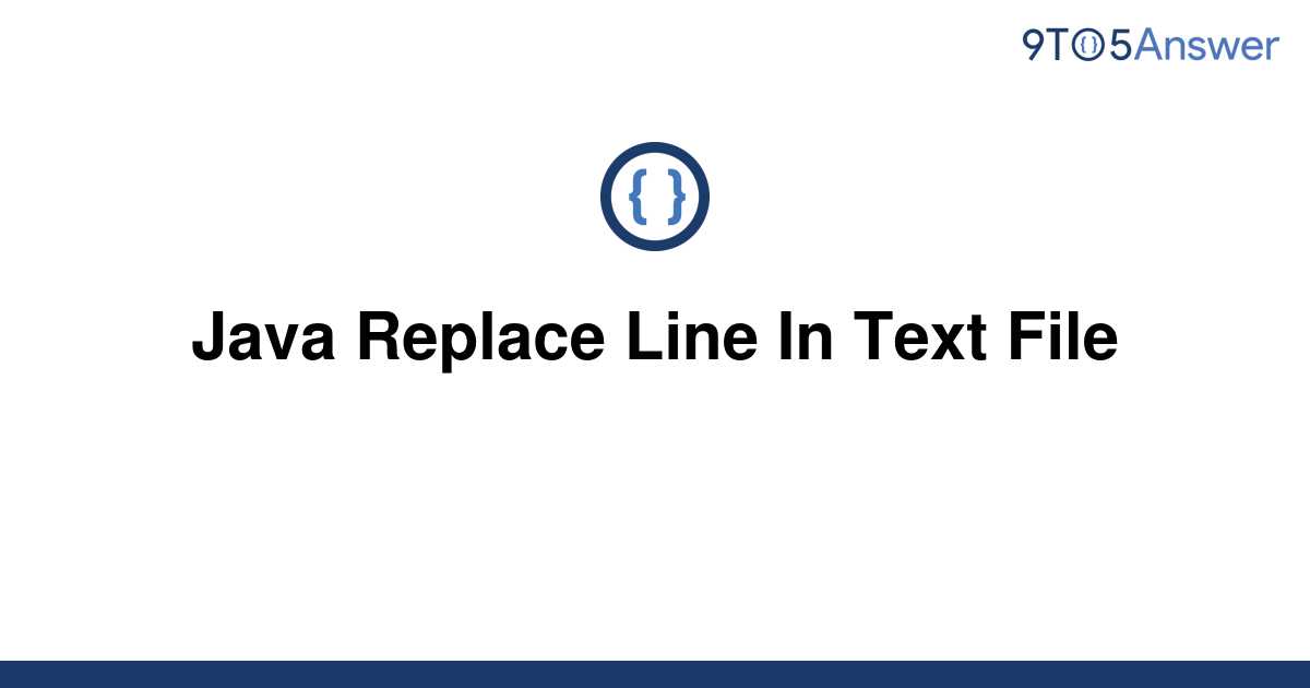 Linux Bash Replace Line In Text File