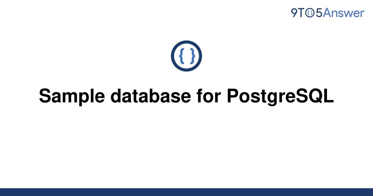 Postgresql Sample Database Employee