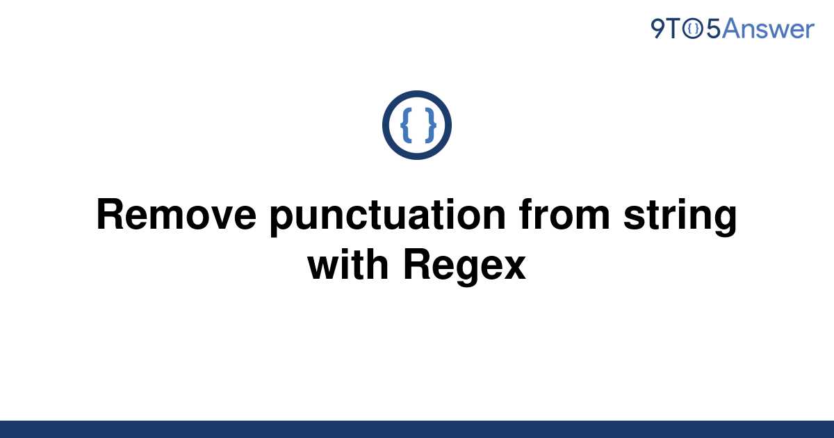 Regex Remove Punctuation Except Apostrophe