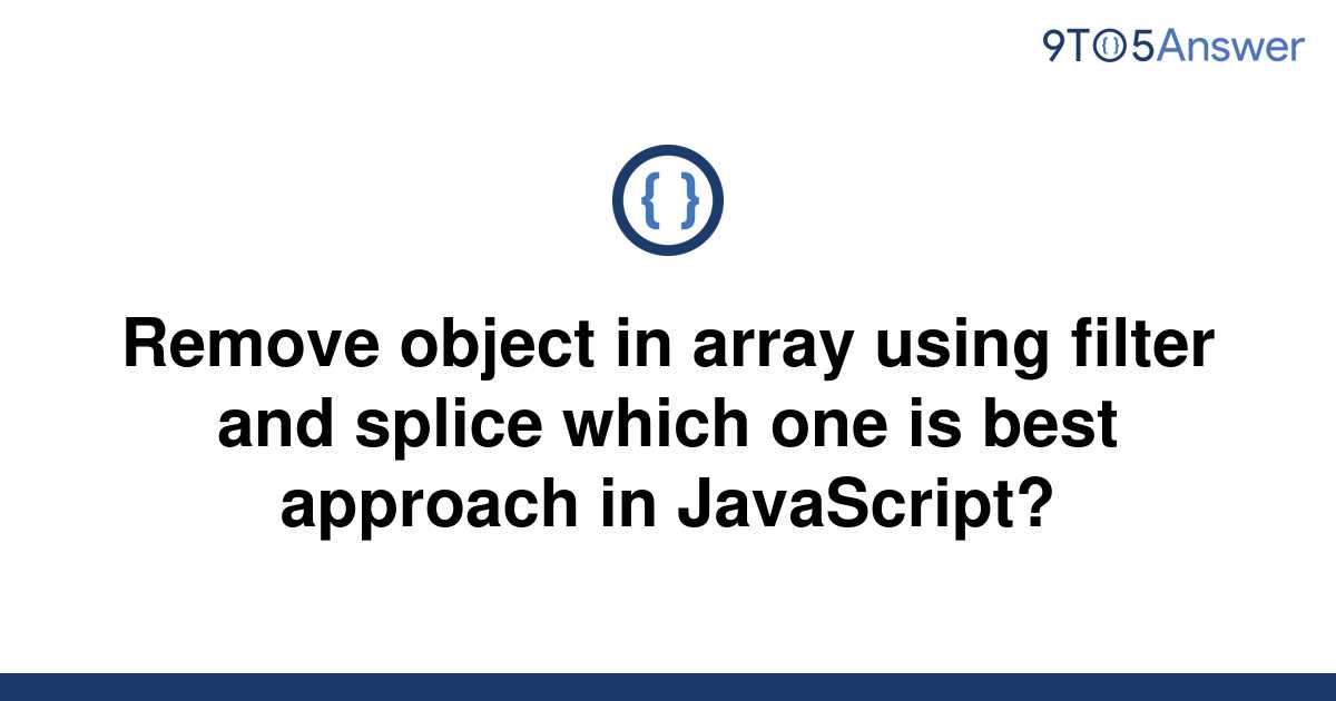 Splice Remove Object From Array