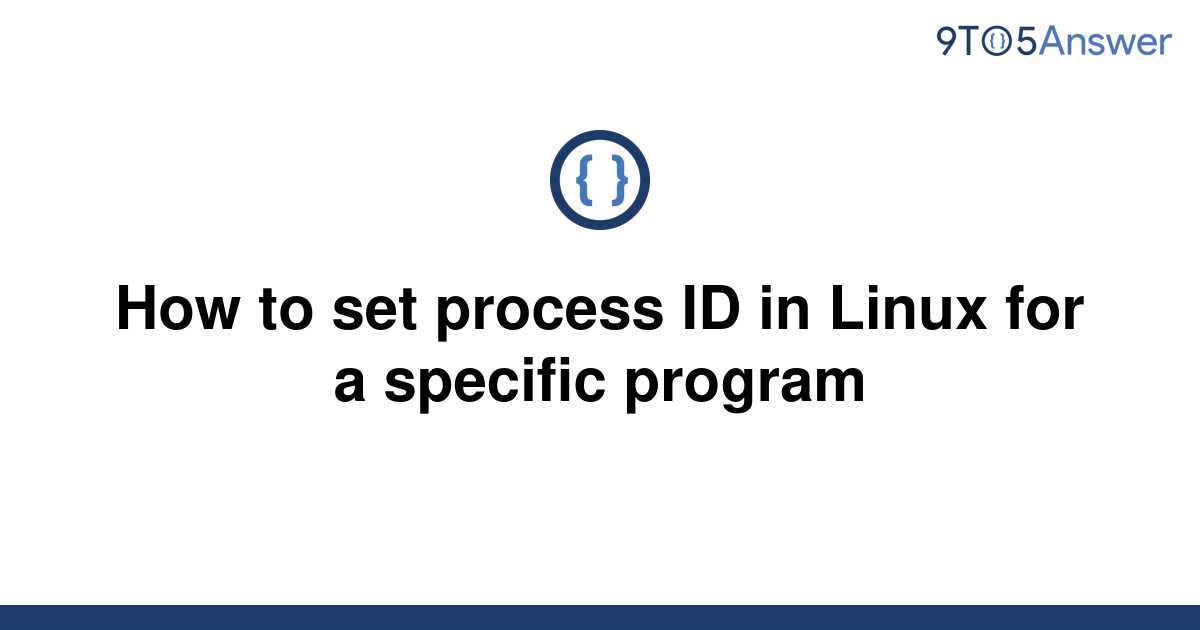 solved-how-to-set-process-id-in-linux-for-a-specific-9to5answer