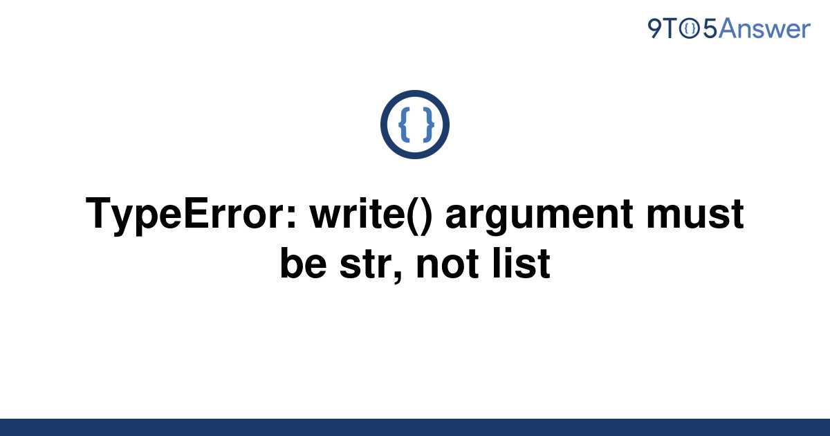 write() argument must be str