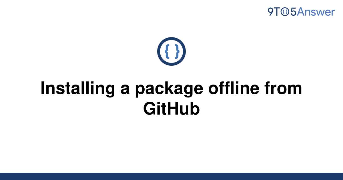 Install A Github Package