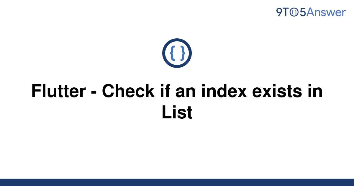 Check If Index Exists In List Python