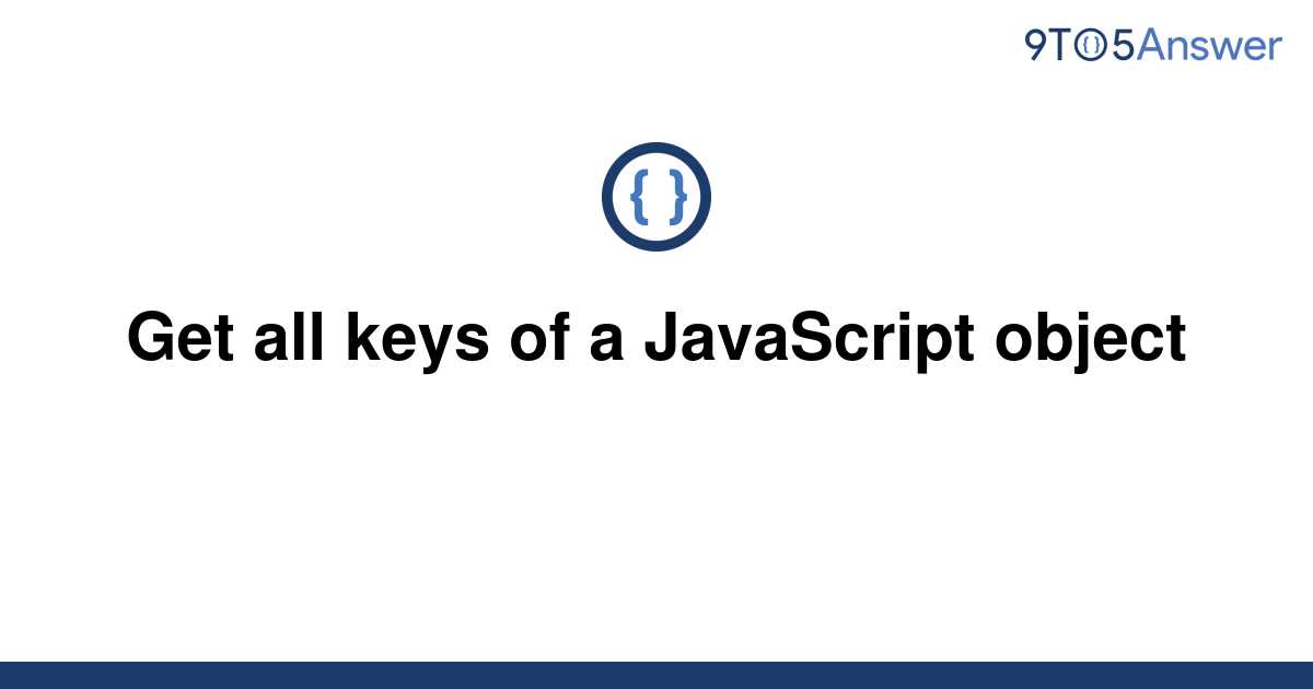 Javascript Get All Keys Of Map