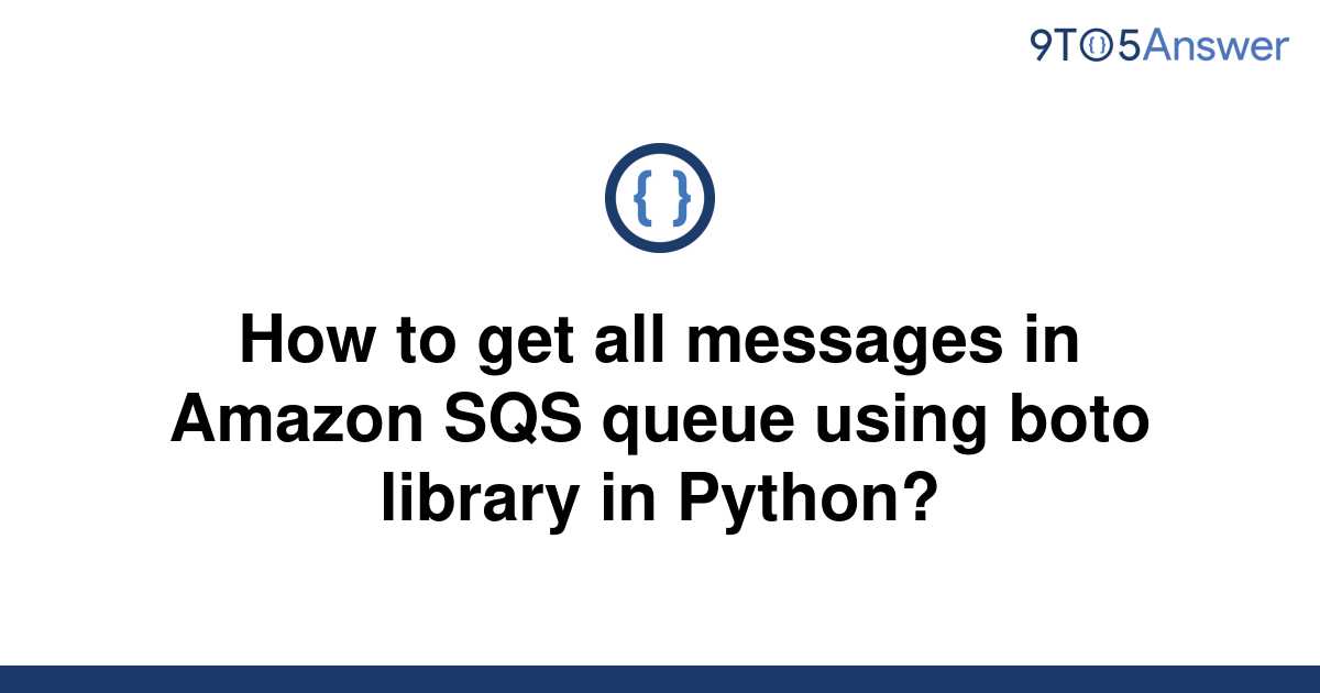 read messages from sqs queue python