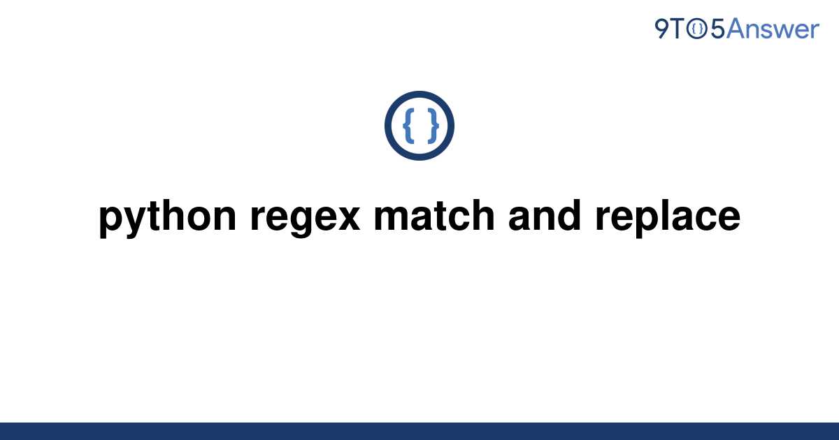 regex replace python