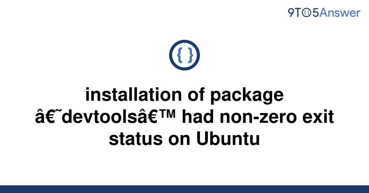 installation of package car had nonzero exit status