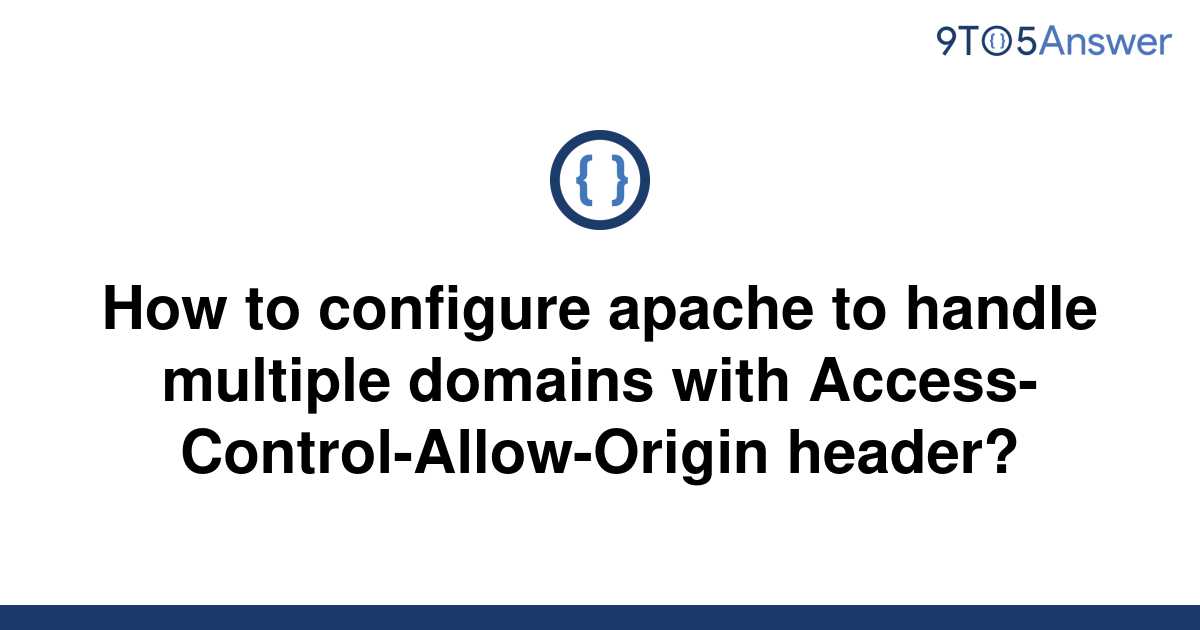 access control allow origin apache