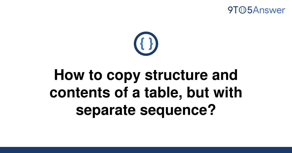 solved-how-to-copy-structure-and-contents-of-a-table-9to5answer