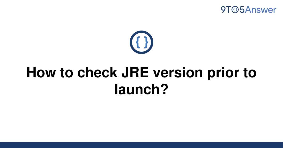 solved-how-to-check-jre-version-prior-to-launch-9to5answer