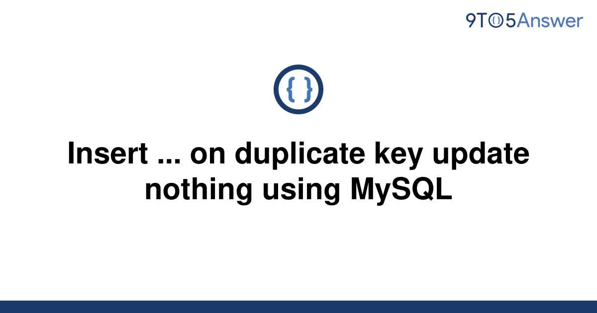 mysql insert on duplicate key update