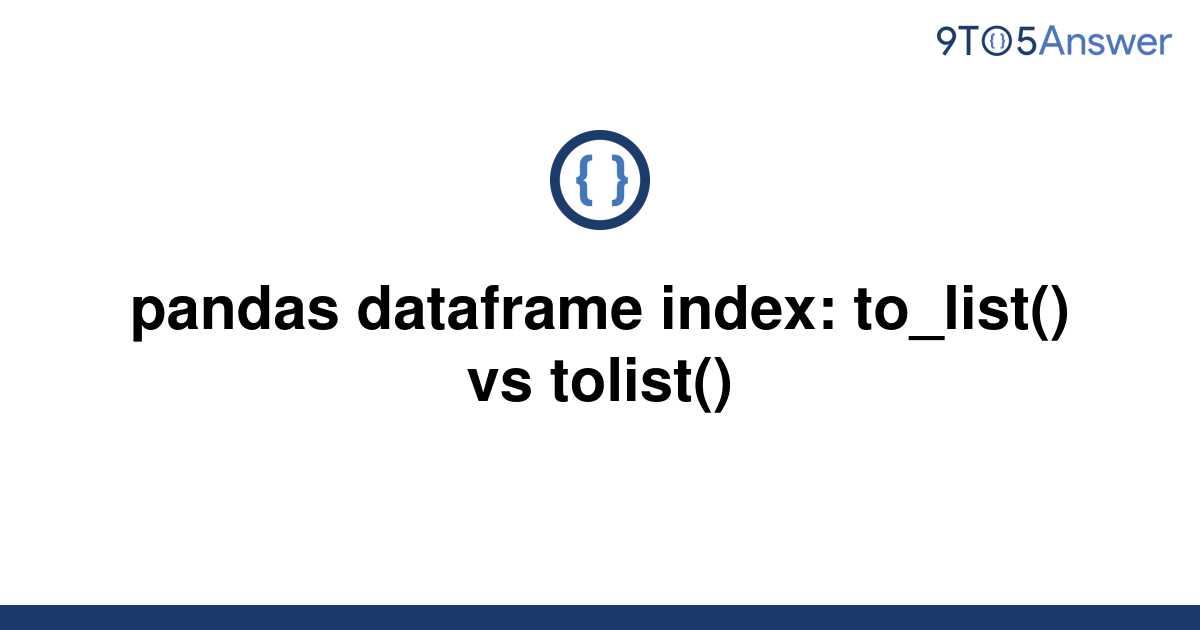 Pandas Dataframe Index To List