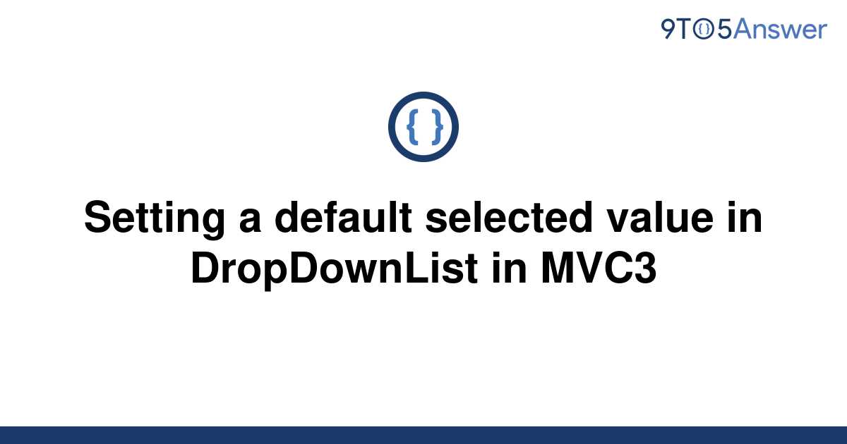 Set Default Selected Value In Dropdownlist C