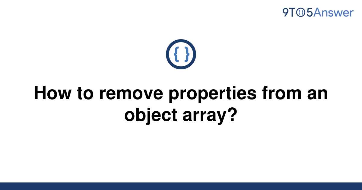 Remove Objects From Array By Object Property