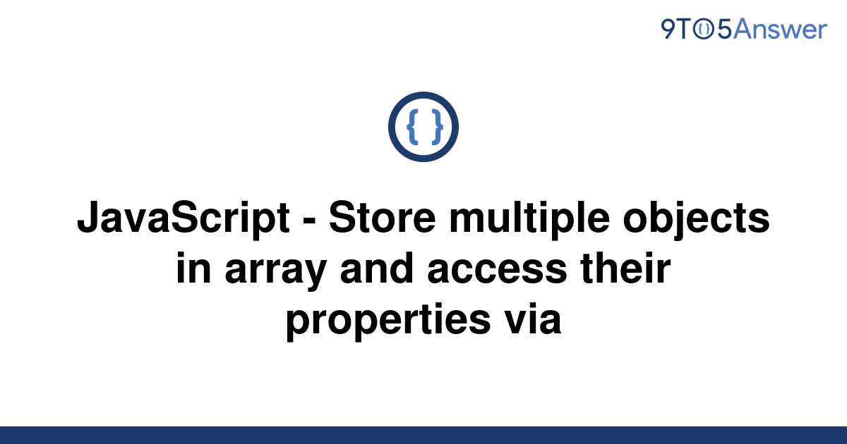 How To Create Multiple Objects In Array Javascript