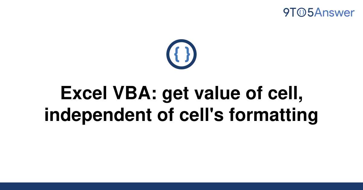 Get Value Of Cell In Excel C