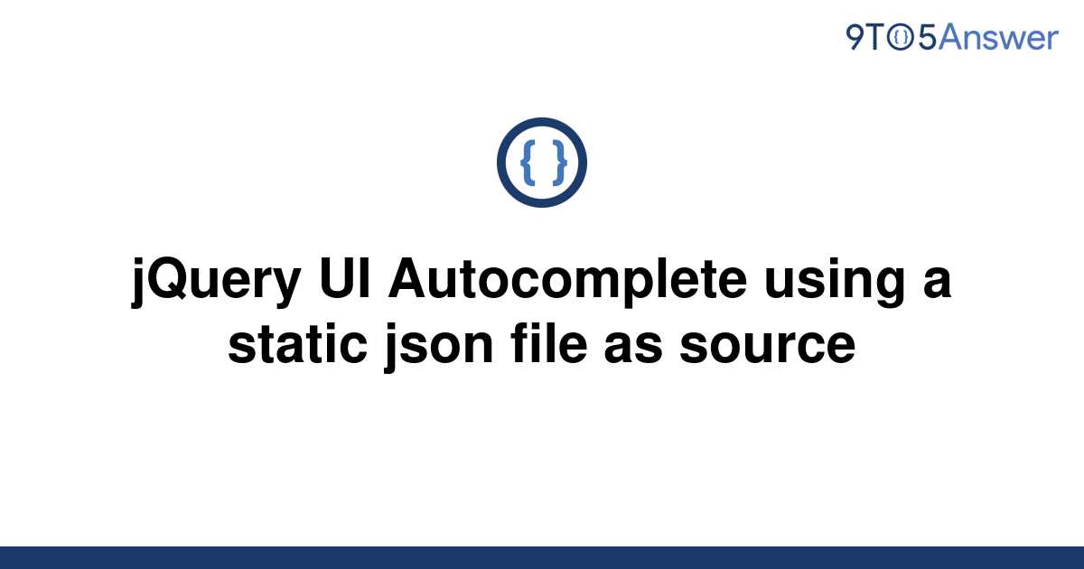 Jquery Ui Autocomplete Ajax Json Example