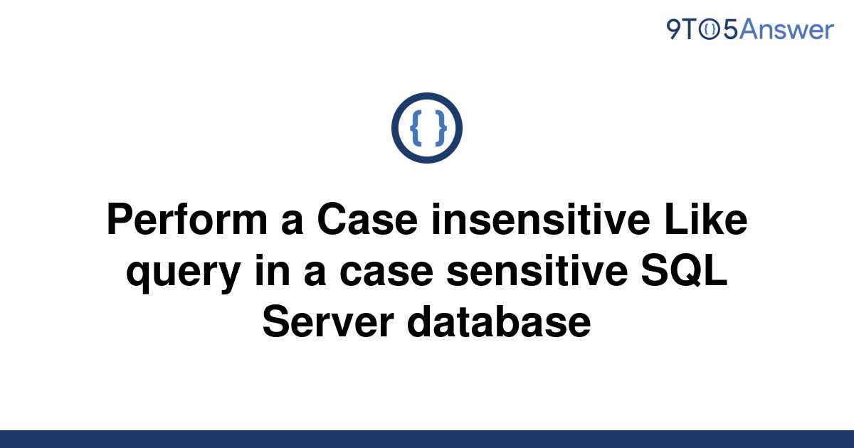 how to make a case insensitive query in mysql