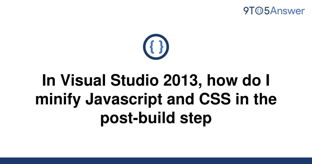 visual studio minify js files on build