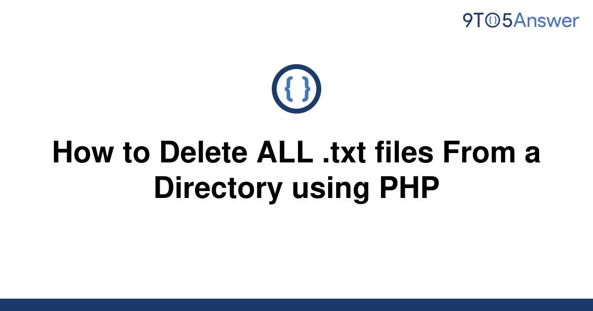 solved-how-to-delete-all-txt-files-from-a-directory-9to5answer