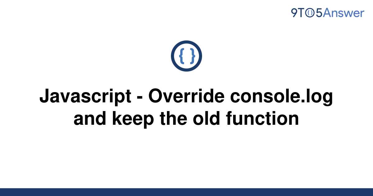 Javascript Prevent Override Function