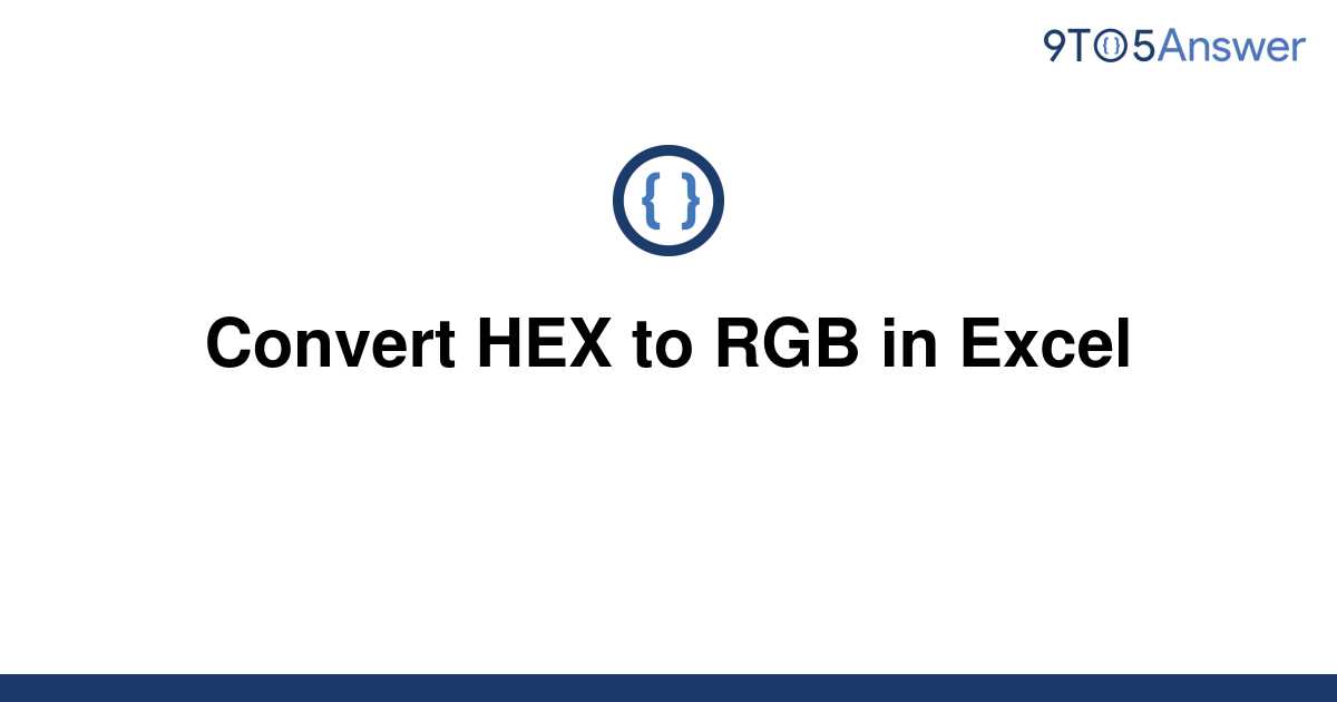 Excel Convert Hex To Number