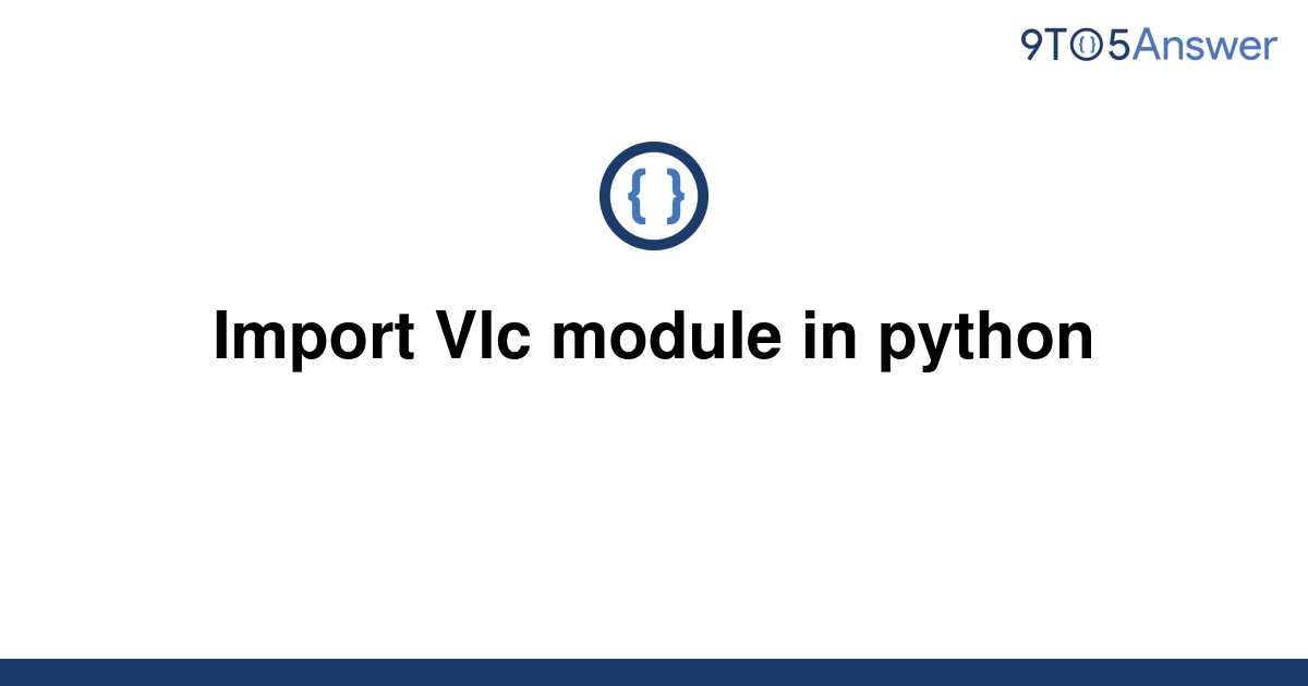 Vlc управление из python