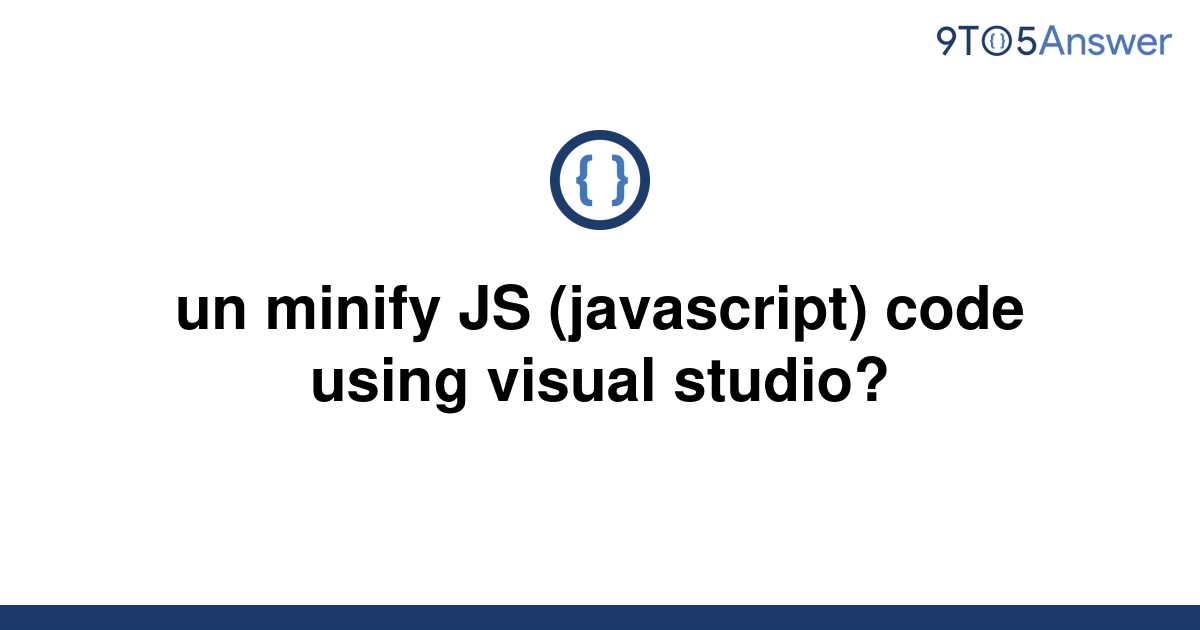 un minify a js file