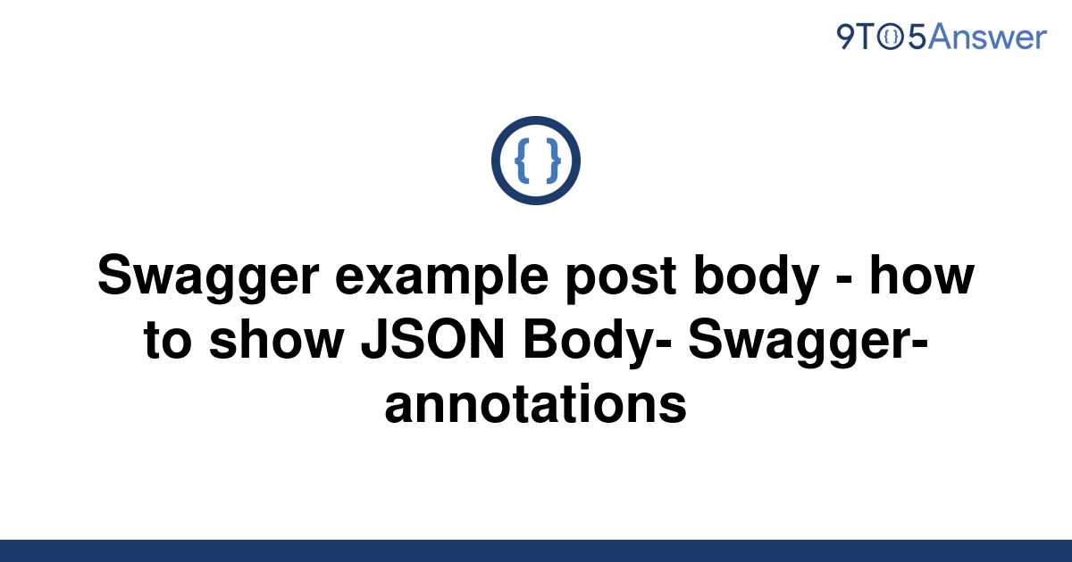 Spring Swagger Example Request Body