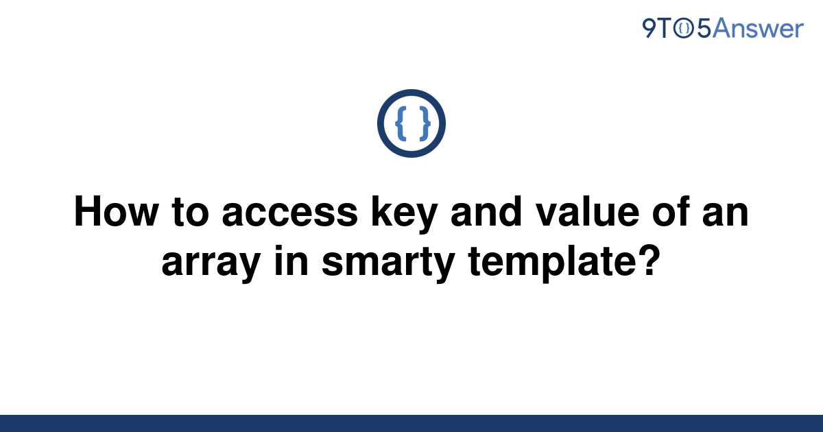 solved-how-to-access-key-and-value-of-an-array-in-9to5answer