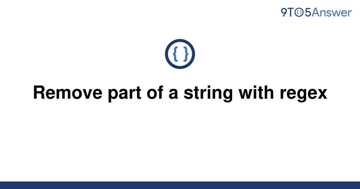 Bash Remove Part Of String Regex