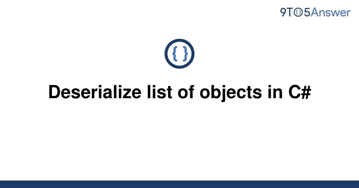 Objectmapper Deserialize List Of Objects